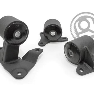 Innovative 94-97 Accord F-Series Black Steel Mounts 85A Bushings (Auto to Manual)