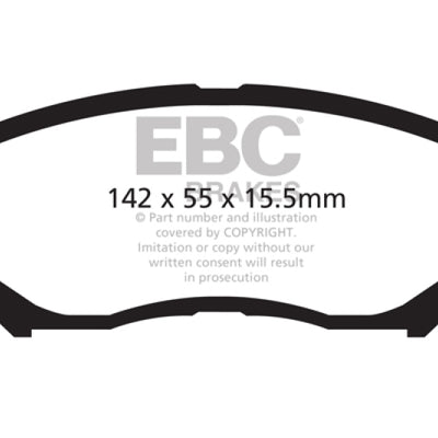 EBC 12+ Mazda CX-5 2 Greenstuff Front Brake Pads