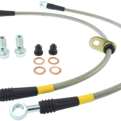 StopTech 06-14 Honda Ridgeline Stainless Steel Front Brake lines