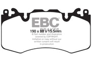 EBC 13+ Land Rover Range Rover 3.0 Supercharged Greenstuff Front Brake Pads