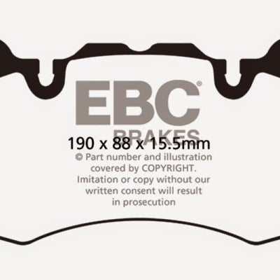 EBC 2020+ Land Rover Defender 90 Bluestuff Front Brake Pads