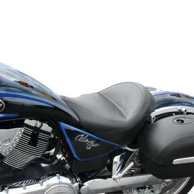 Mustang 03-17 Victory Vegas, Kingpin, 05-07 8-Ball Standard Touring Solo Seat - Black