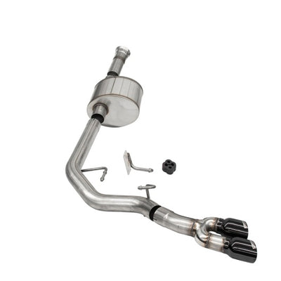 Corsa 2021-2025 Ford F-150 Regular Cab/ 8in Bed 5.0L V8 Xtreme Cat-Back Front of Tire Exit-Black PVD