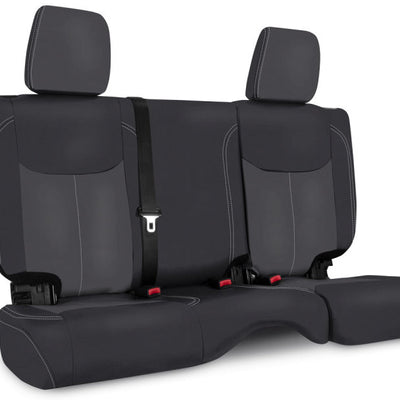 PRP 13-18 Jeep Wrangler JKU Rear Seat Cover/4 door - Black/Grey