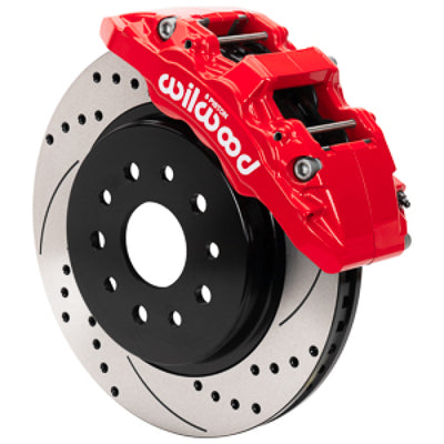Wilwood 18-25 Jeep Wrangler (JL)/20-25 Jeep Gladiator (JT) Aero6-DM Front Brake Kit - D&S - Red