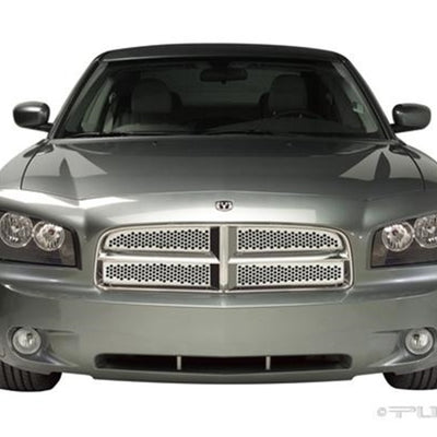 Putco 06-10 Dodge Charger (Honeycomb Style) - Main Grille Punch Stainless Steel Grilles