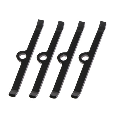 Moroso Pontiac Valve Cover Hold Downs - Steel - Chrome Plated - Set of 4