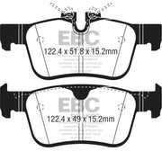 EBC 2017+ Volvo S90 2.0L Turbo Yellowstuff Rear Brake Pads