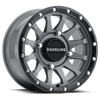 Kansei A95SG Trophy 14x7in / 4x110 BP / 10mm Offset / 83.8mm Bore - Grey & Black Lip Wheel