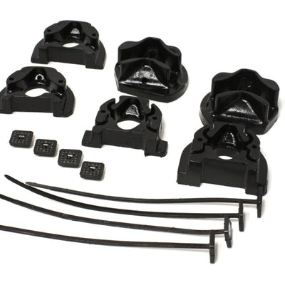 Energy Suspension 92-00 Honda Civic (Except 99-00 Si) / 93-97 Del Sol Black Motor Mount Inserts (Man