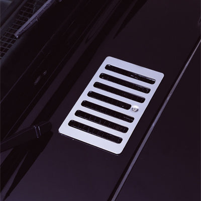 Rugged Ridge 98-06 Jeep Wrangler TJ Stainless Steel Cowl Vent Cover