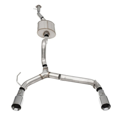 Corsa 21-25 Ford Bronco 2.7L 4-Door 2.75in Cat-Back Dual Rear Exhaust w/4in Straight-Cut Polish Tips