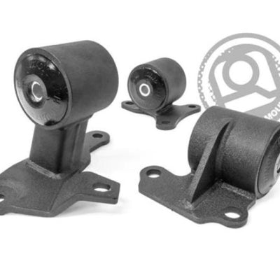 Innovative 94-97 Accord H-Series Black Steel Mounts 85A Bushings (Auto to Manual)