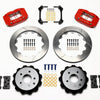 Wilwood Dynapro Radial Rear Kit 13.00in Red Nissan 350Z/Fiti G35