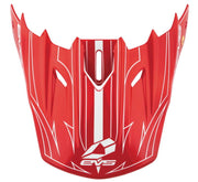 EVS T5 Pinner Visor - Red/White