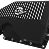 aFe 05-19 VW 1.8L/2.0L w/o Oil Sensor Engine Oil Pan Black POWER Street Series w/ Machined Fins