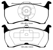 EBC 93-00 Aston Martin Virage 5.3 (PBR Caliper) Yellowstuff Rear Brake Pads