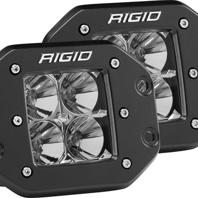Rigid Industries Dually - Flush Mount - Flood - Set of 2