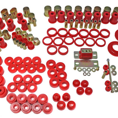 Energy Suspension 66-72 Chevelle Red Hyper-flex Master Bushing Set