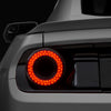 Raxiom 15-22 Ford Mustang Halo LED Tail Lights - Gloss Black Housing (Smoked Lens)