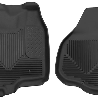 Husky Liners 12-13 F-250/F-350/F-450 Super Duty X-Act Contour Black Front Floor Liners