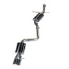 AWE Tuning Audi B8 A4 Touring Edition Exhaust - Single Side Polished Silver Tips