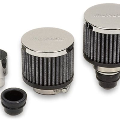 Moroso Filtered Valve Cover Breather Kit - Push-In