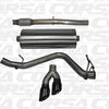 Corsa 14-19 GMC Sierra/Chevy Silv 1500 Crew Cab/Std. Bed 5.3L V8 Black Sport Single Side CB Exhaust