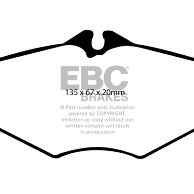 EBC 06-09 Mercedes-Benz E320 3.0 TD Ultimax2 Front Brake Pads