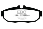 EBC 12 Ford Mustang 5.8 Supercharged (GT500) Shelby Bluestuff Rear Brake Pads