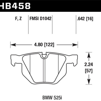 Hawk 04-06 BMW 525I / 06-07 BMW 525Xi/530Xi / 08-10 528I / 04-07 530I / 08-09 535Xi / 09-10 535i  HP