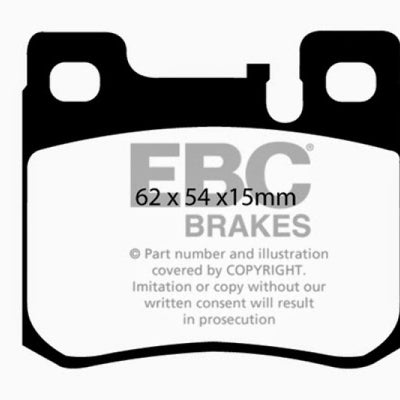 EBC 94-95 Mercedes-Benz C220 (W202) 2.2 (ASC) Ultimax2 Rear Brake Pads