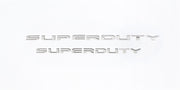 Putco 17-19 Ford SUPERDUTY Letters (Stamped/Stainless Steel) Tailgate/Rear
