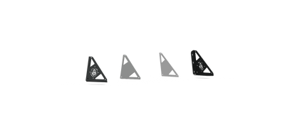 Road Armor TRECK Rear Ratchet Strap and Vertical Support Mount - Tex Blk (Pair)