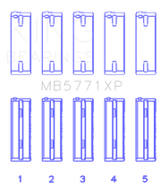 King Engine Bearings Hyundai G4KF Main Bearing Set - Size +0.25mm