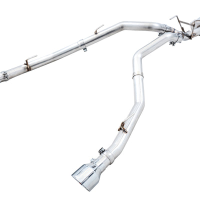 AWE Tuning 09-18 RAM 1500 5.7L (w/Cutouts) 0FG Dual Rear Exit Cat-Back Exhaust - Chrome Silver Tips