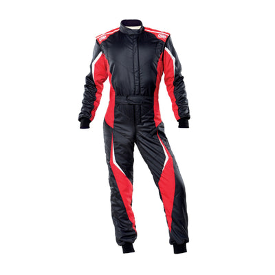 OMP Tecnica Evo Overall My21 Black/Red - Size 52 (Fia 8856-2018)