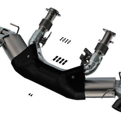 Borla 20-23 Chevy Corvette 6.2L V8 AT w/o NPP 3in ATAK Catback Exhaust - Black Chrome Tips