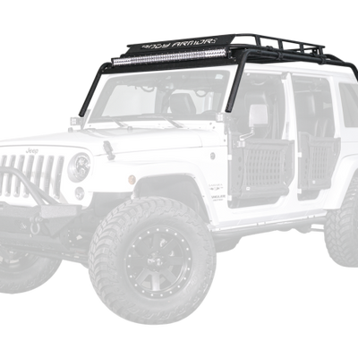 Body Armor 4x4 07-18 Jeep Wrangler JK Windshield Light Bar