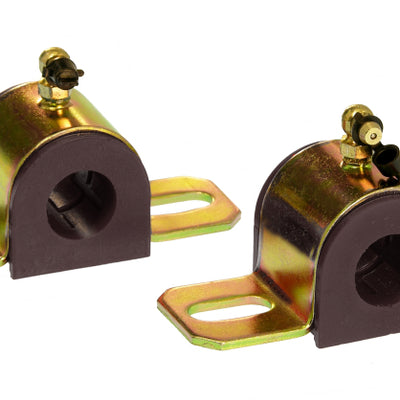 Prothane Universal 90 Deg Greasable Sway Bar Bushings - 7/8in - Type B Bracket - Black