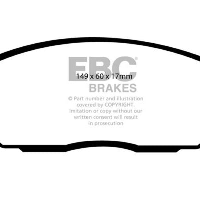 EBC 01-06 Hyundai Santa Fe 2.4 Greenstuff Front Brake Pads