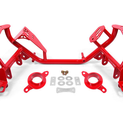 BMR 79-95 Ford Mustang K-Member Standard Version w/Spring Perches - Red
