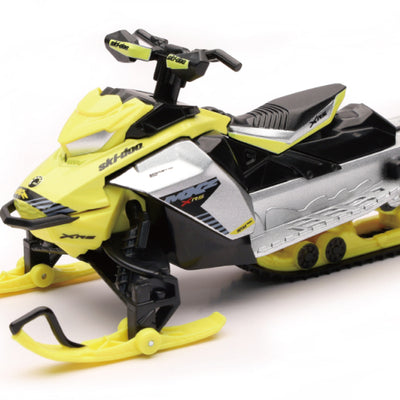 New Ray Toys Can-AM MXZ X-RS Snowmobile (Yellow)/ Scale - 1:20