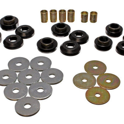 Energy Suspension 75-79 Chevrolet Nova / Chevy II Black Body Mount Set