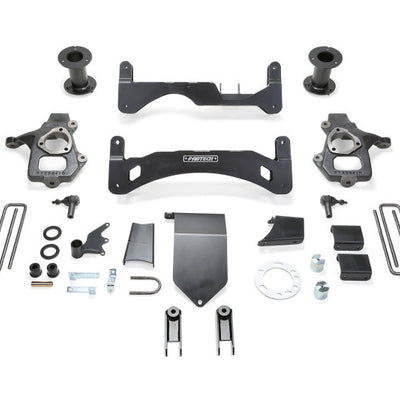 Fabtech 14-18 GM K1500 P/U Denali w/oE Alm Or Stmp Stl UCA 6in Basic Sys G2 w/Magneride