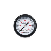 Grams Performance Universal 0-120 PSI Fuel Pressure Gauge - White Face