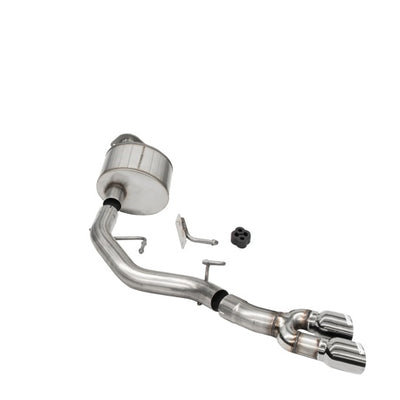 Corsa 2021-2025 Ford F-150 Regular Cab/6.5in Bed 5.0L V8 Xtreme Cat-Back Front of Tire Exit-Polished