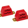 Prothane Universal Bump Stop 3 1/2 Multi-Mount - Red