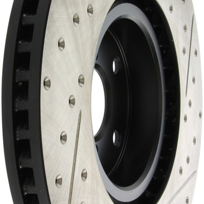 StopTech 14 Lexus IS Slotted & Drilled Front Right Rotor