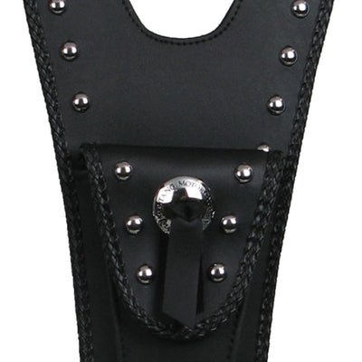 Mustang Kawasaki VN900 Cruiser Tank Bib w/Studs - Black